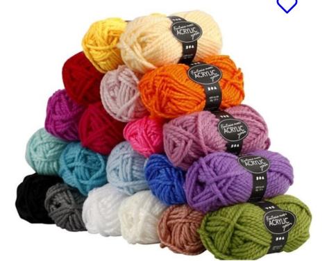 GRATIS!! 2 ZAKKEN WOL EN 1 DOOS LAPJES