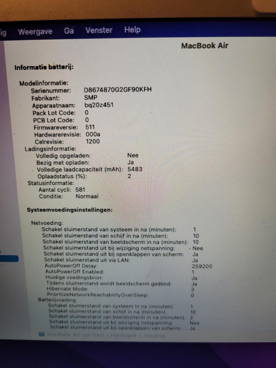 Macbook Air en Pro 2014 en 2017