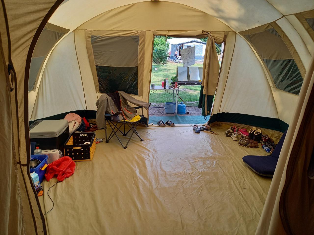 Familie koepel tent