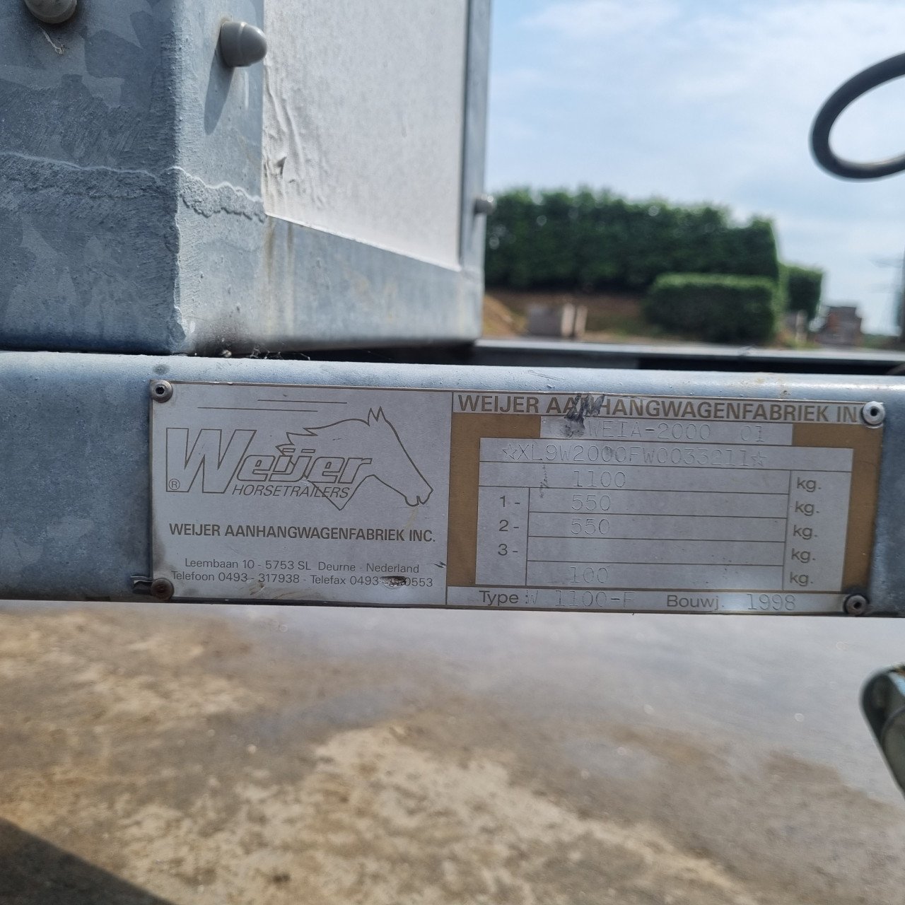 Paardentrailer Weijer