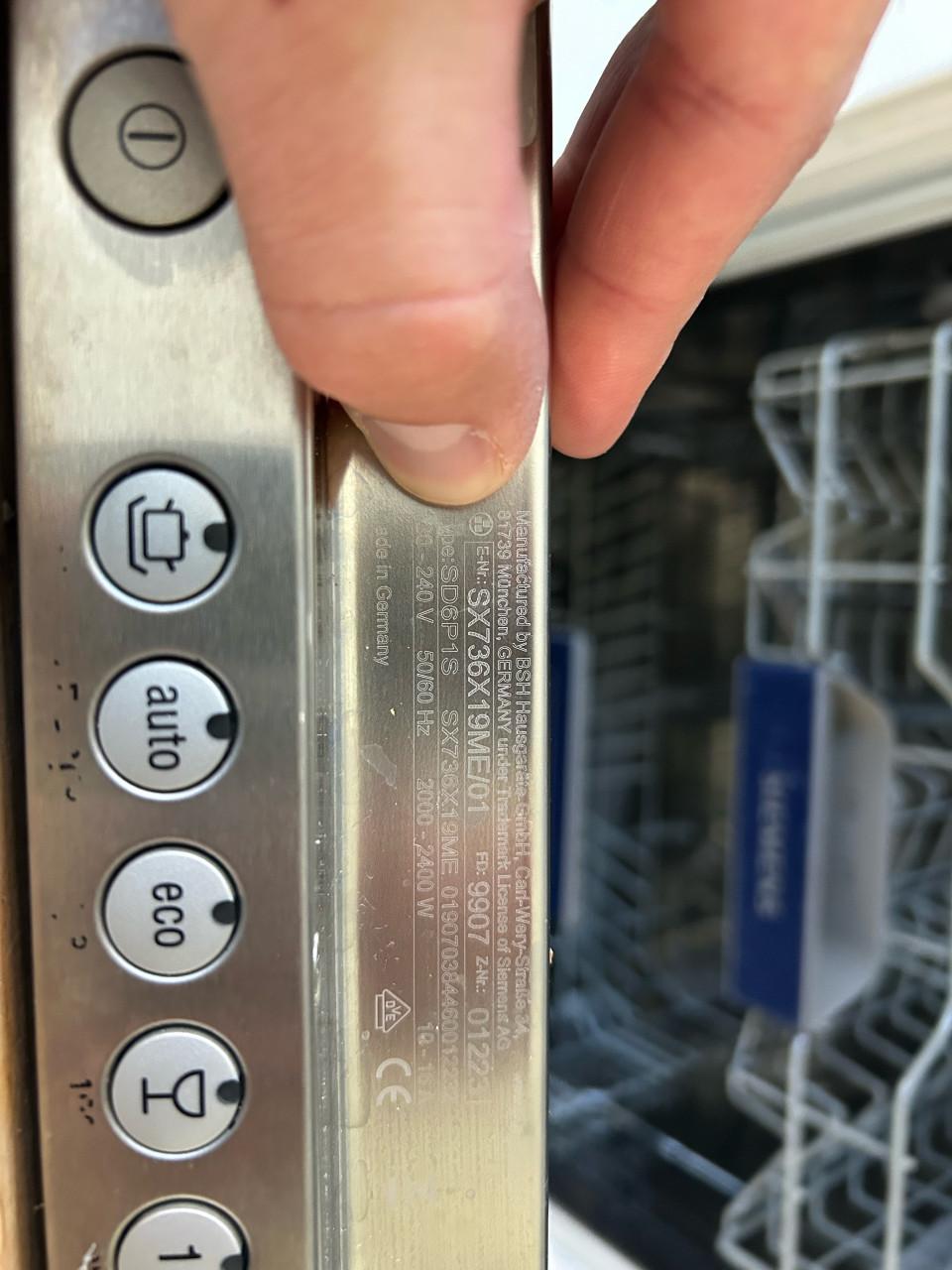 Siemens inbouw vaatwasser