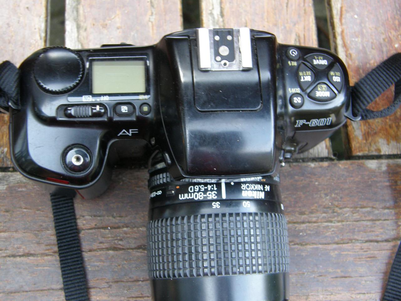 Nikon f-601 s af, met af lens 35-80 mm