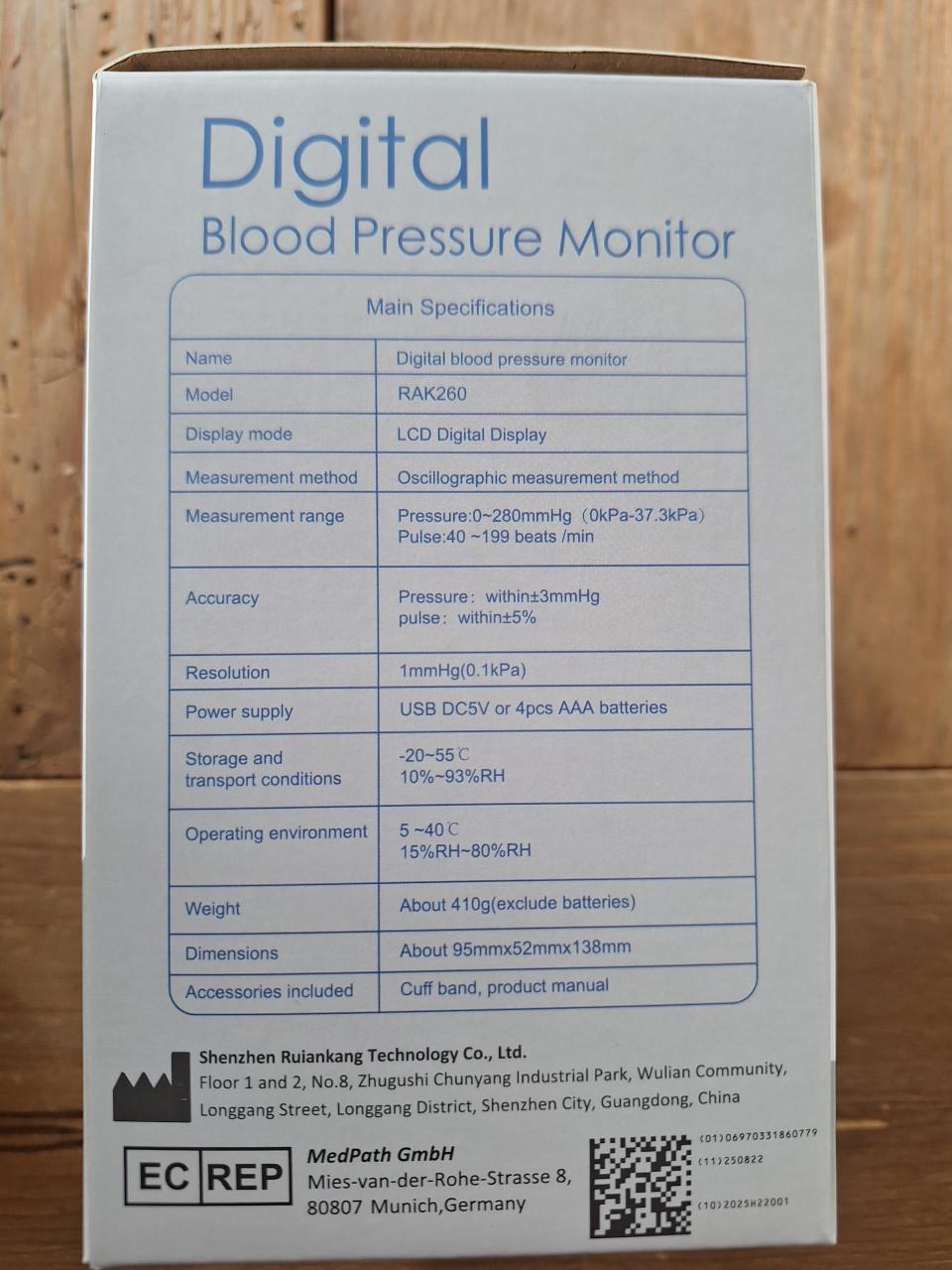 Bloeddrukmeter nieuw