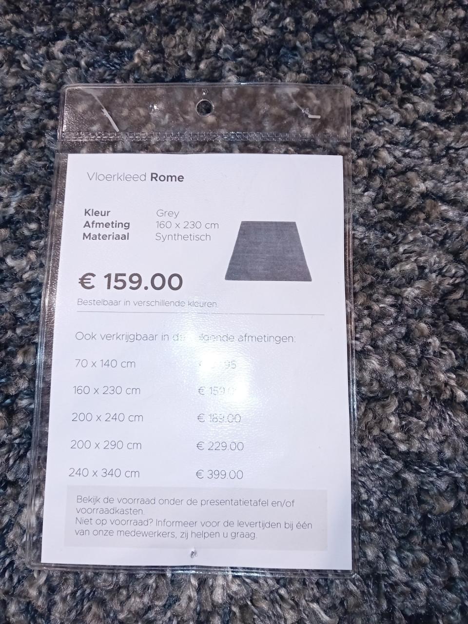Mooi vloerkleed!
