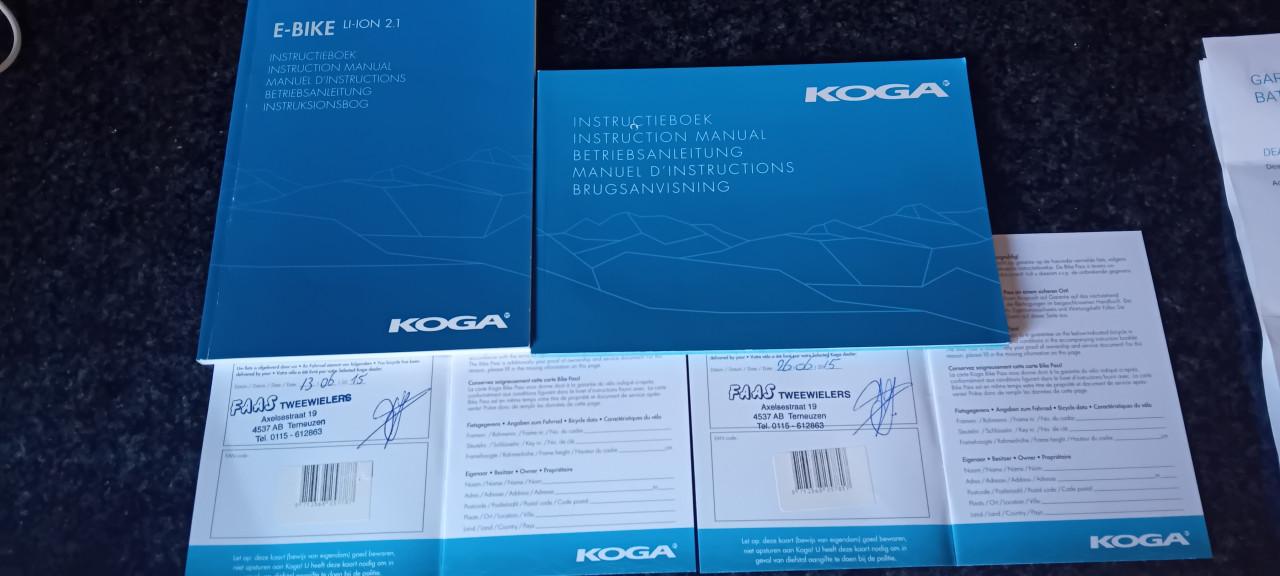 Set elektrische koga fietsen