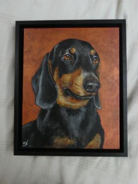 Dierportretten in acryl op canvas vanaf € 75,00