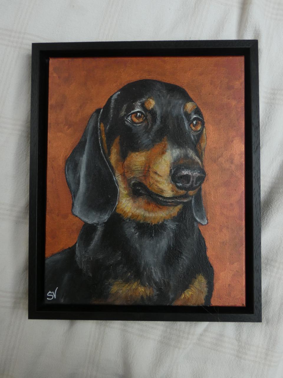 Dierportretten in acryl op canvas vanaf € 75,00