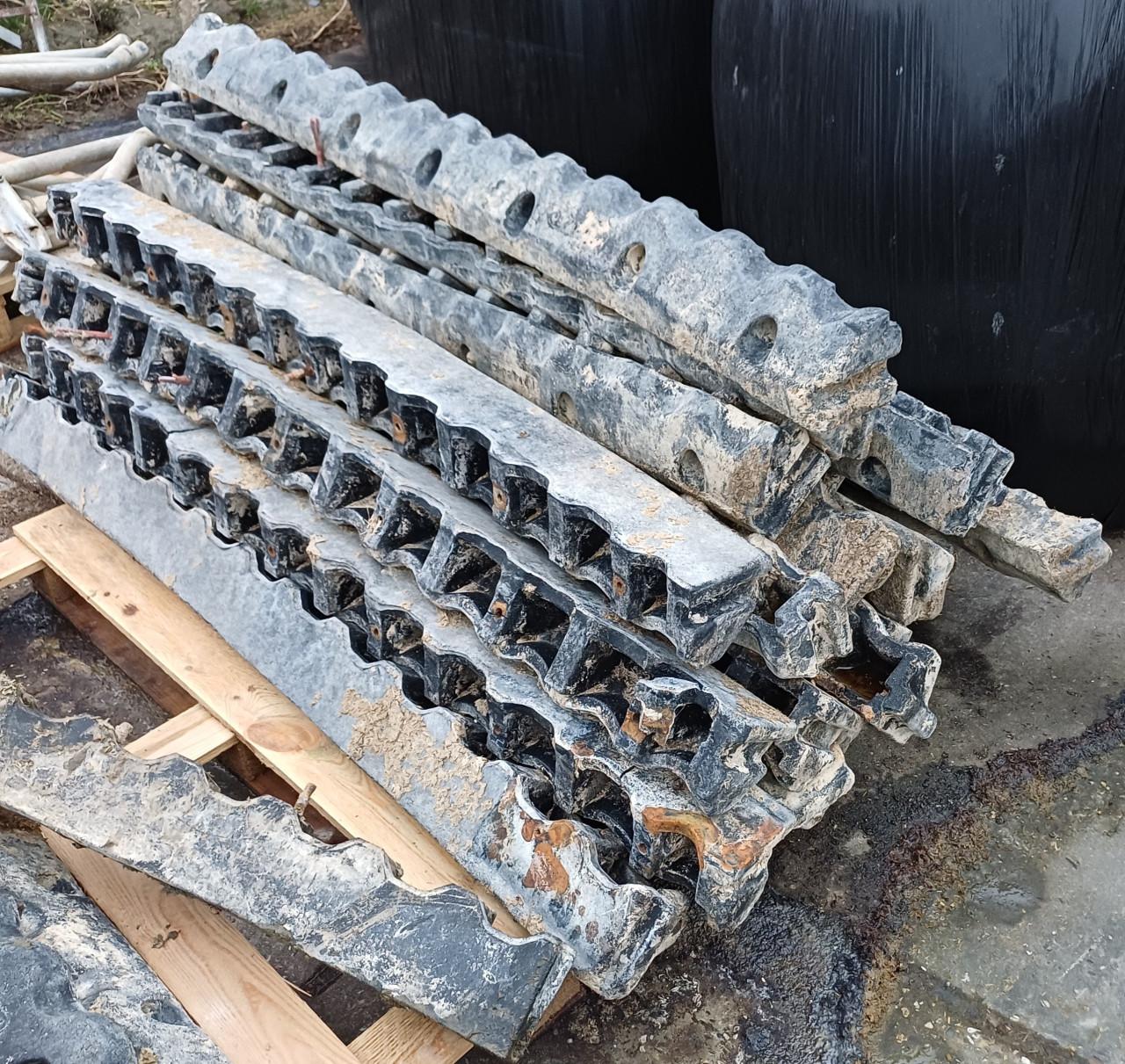 Achterranden diepstrooisel rubber