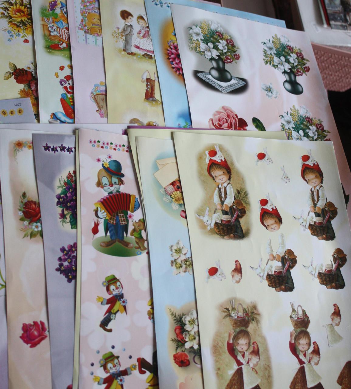 Set van 22 3d knipvellen