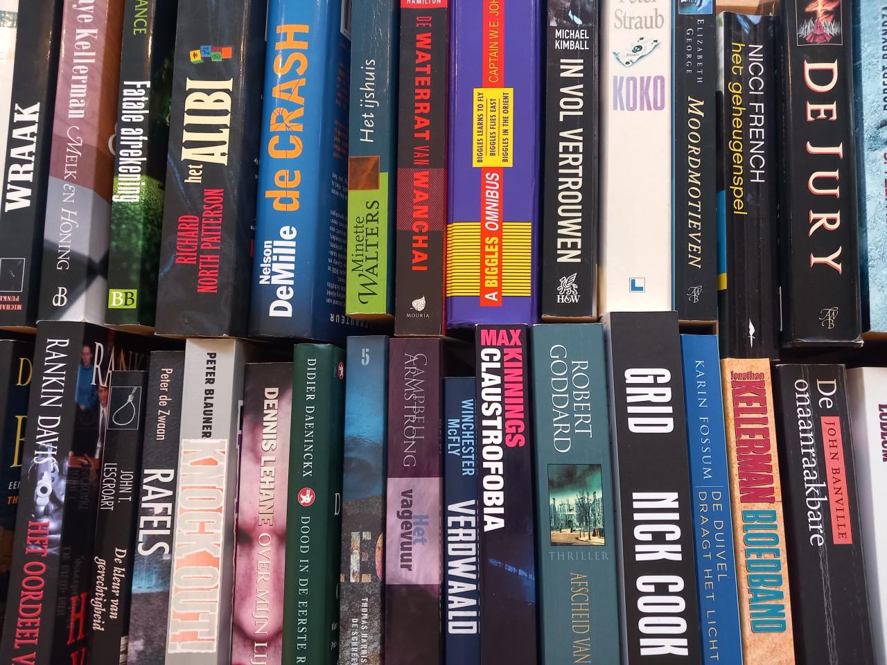 Thrillers voor 1 euro per stuk