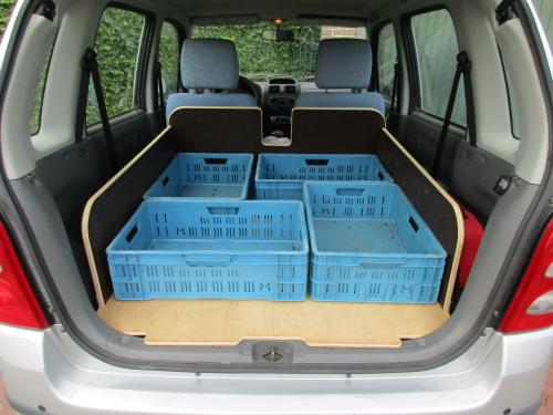 Inzetbak/Laadvloer/betimmering Suzuki Wagon r / Opel Agila