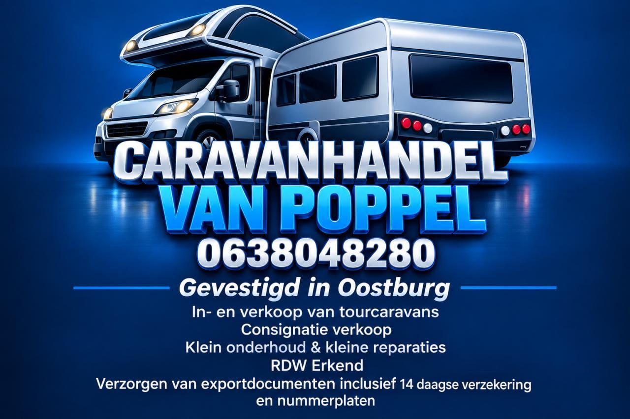 Uw caravan verkopen ? wij nemen hem graag van u over
