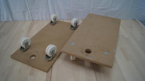 2 transport / verhuis hondjes.