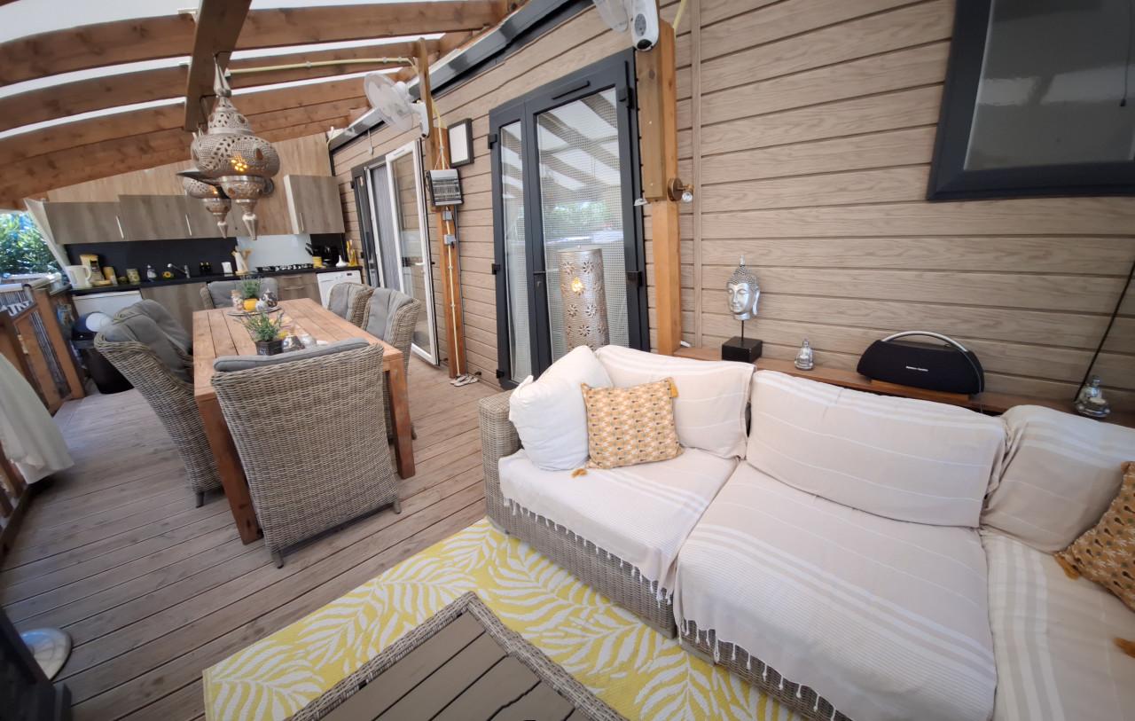 Mobilhome te huur Frejus zuid Frankrijk direct aan de Middellandse Zee