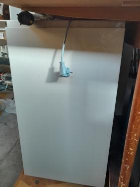 Inbouw afwasmachine met kunststof voorfront