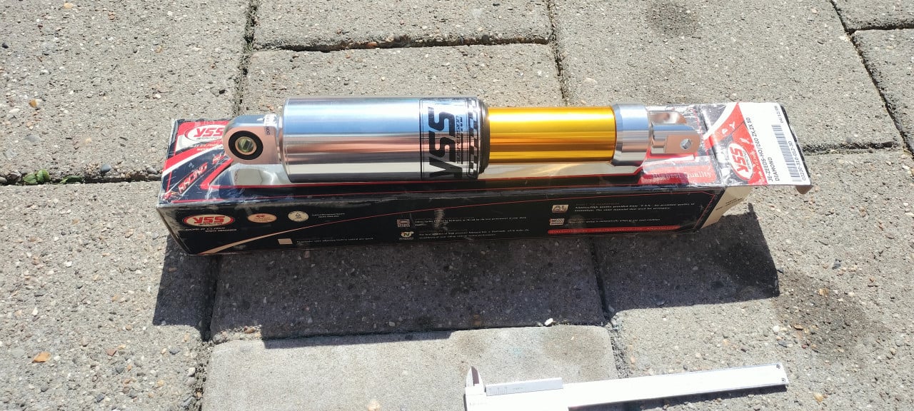Schokbreker schokdemper vering scooter nieuw