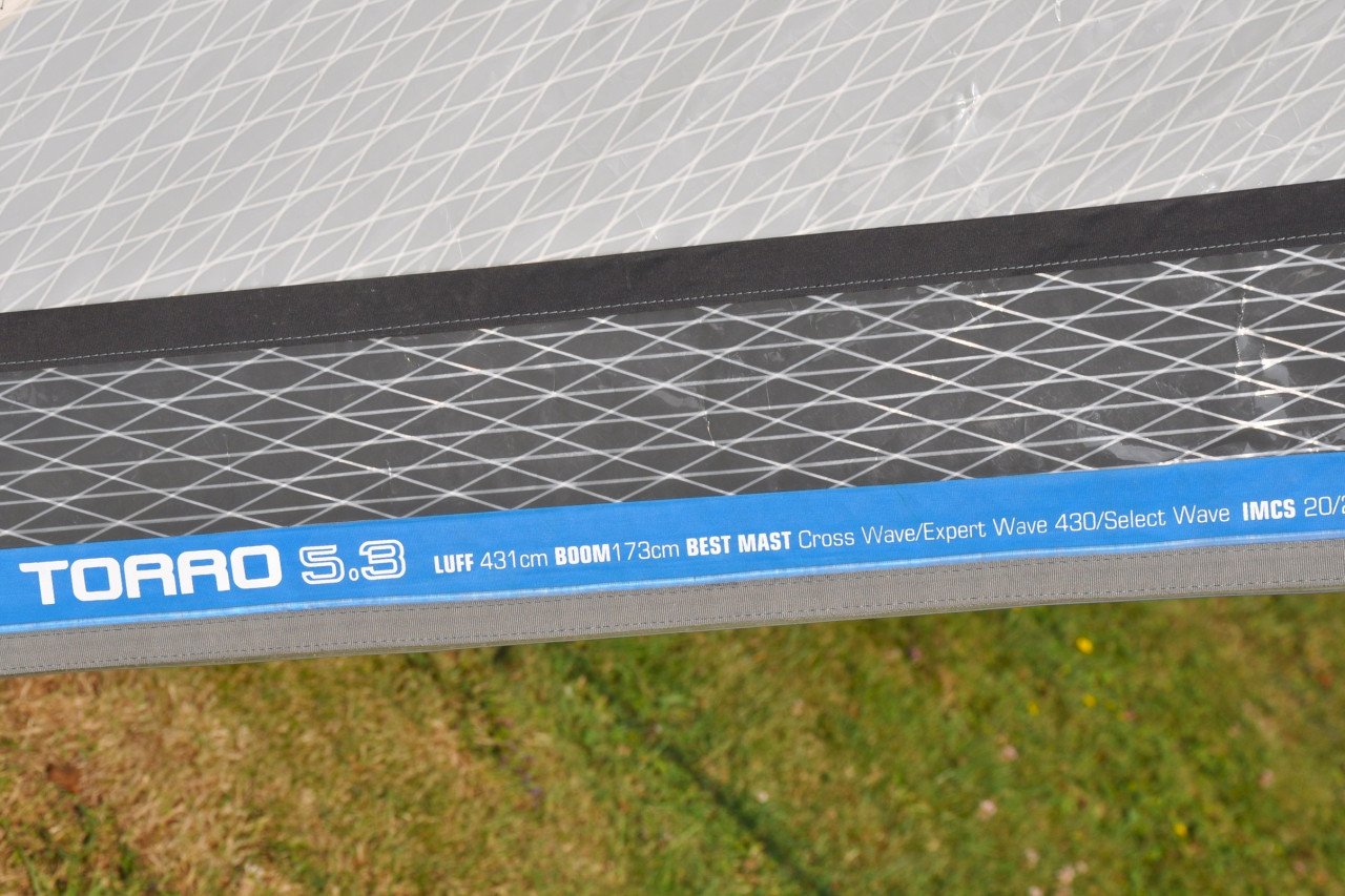 5.3 m2 Gun Sails Torro FSW zeil