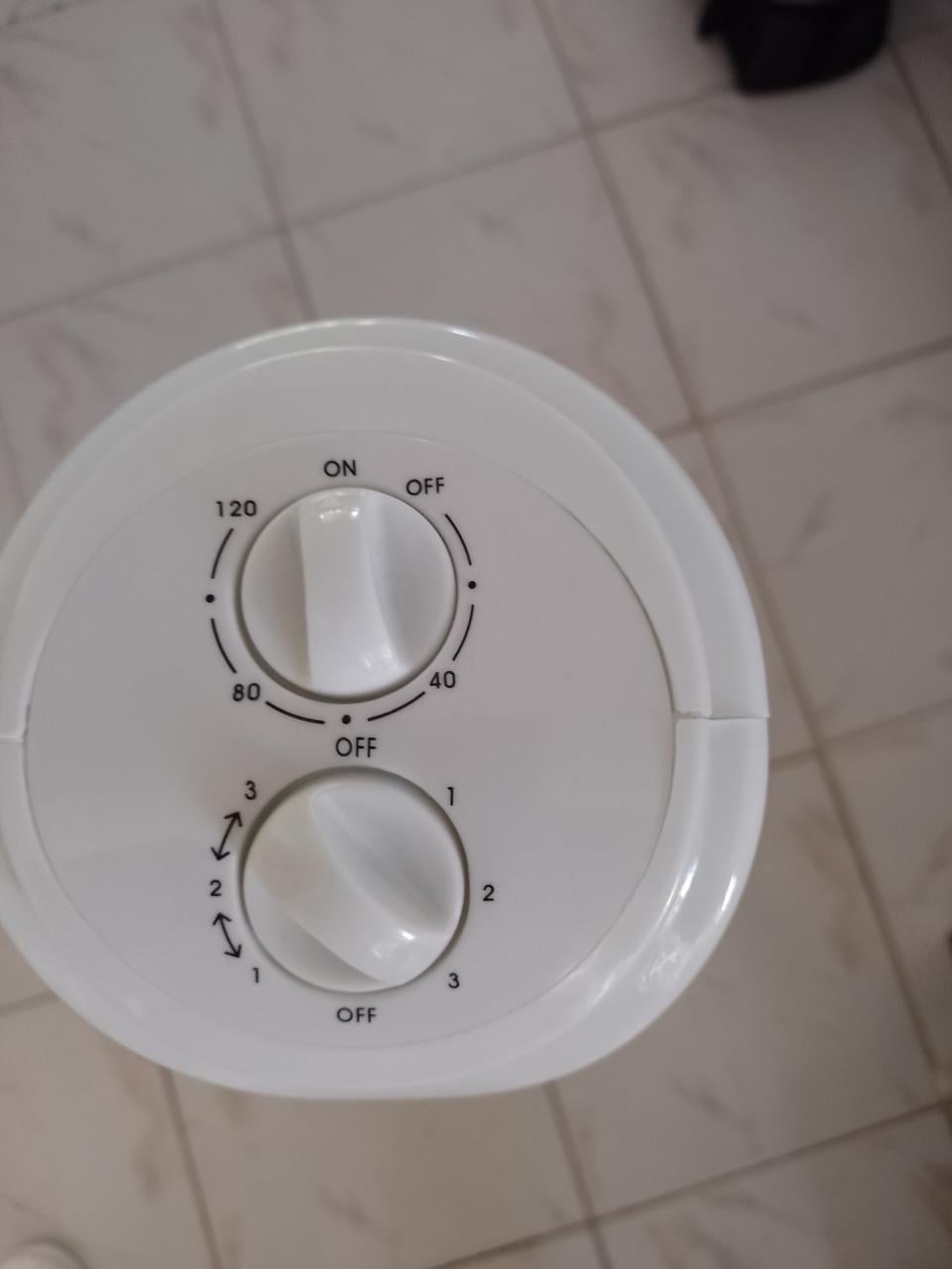 Torenventilator wit- zo goed als nieuw