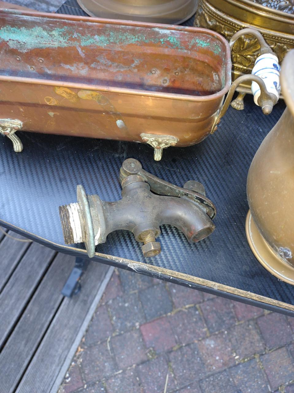 Koperen en bronzen potten
