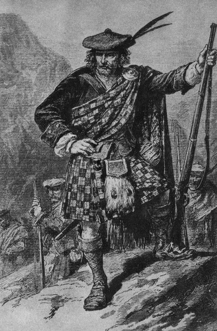 VOLKSHELD ROBERT ROY MACGREGOR (1671-1734) IN ZAMAK.