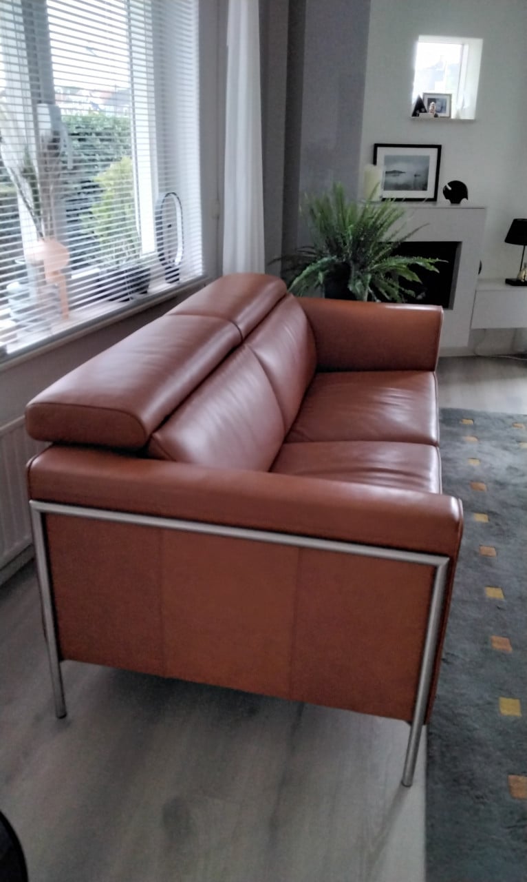 Z.g.a.n. leren bank