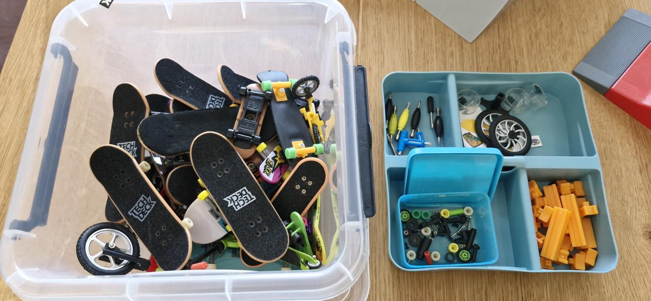 Tech Deck skatepark en boards