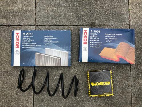 Schroefveer + toplager tbv Polo / Ibiza / Fabia + filters