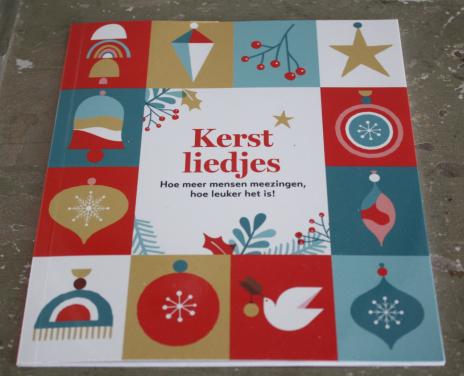 Boekje met kerst liedjes