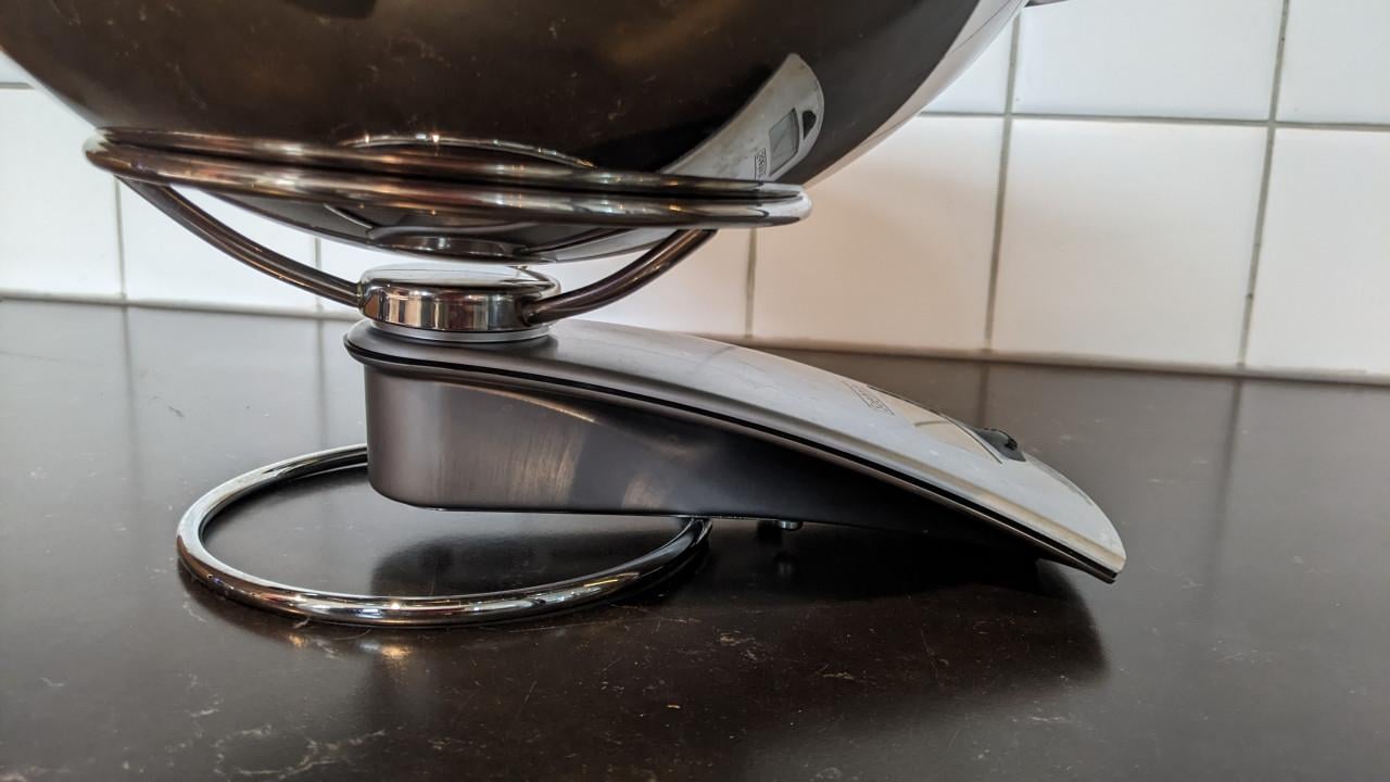 Huishoud keuken weegschaal. RVS schaal. Werkt op batterij we