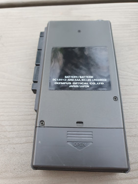 Prachtige zgan Olympus microcassettebandrecorder, Pearlcorder L100, spraakr