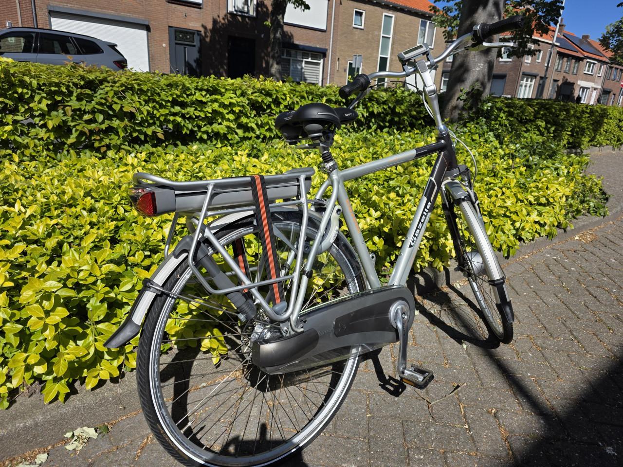 Schitterende Gazelle Orange elektrische heren fiets