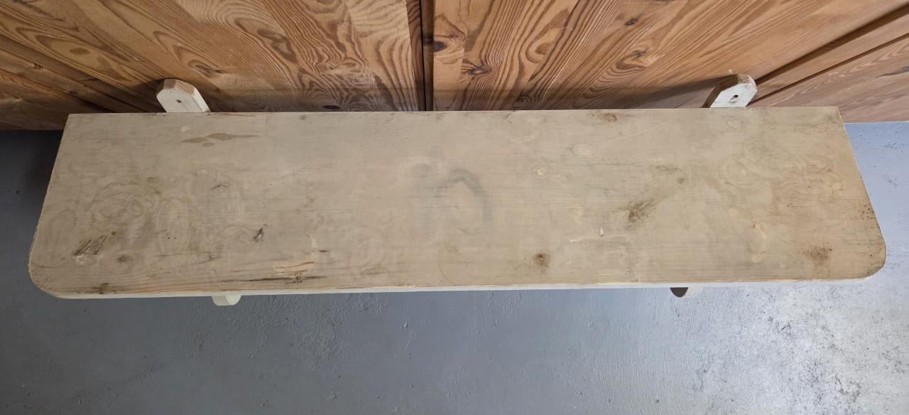 Landelijk houten wandrek