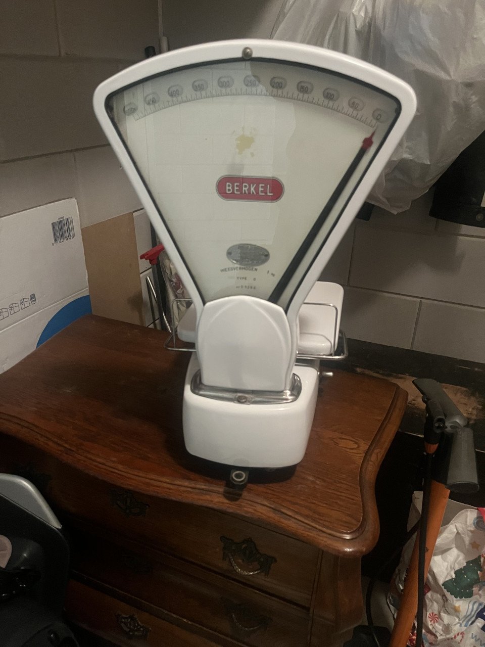 Weegschaal Berkel Type 0, 1 kg   1966