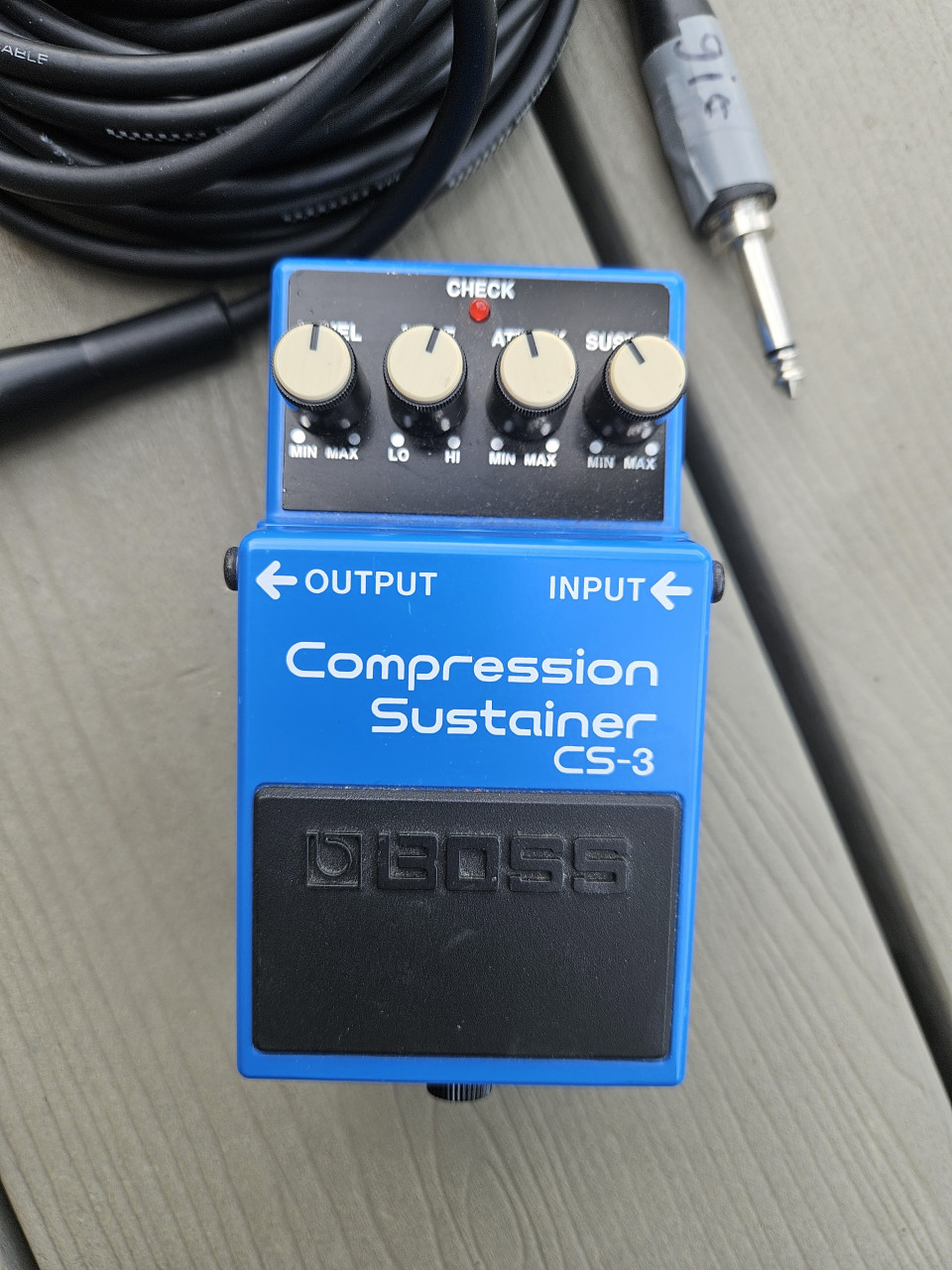 Zgan Boss CS-3 Compression Sustainer gitaarpedaal effect....