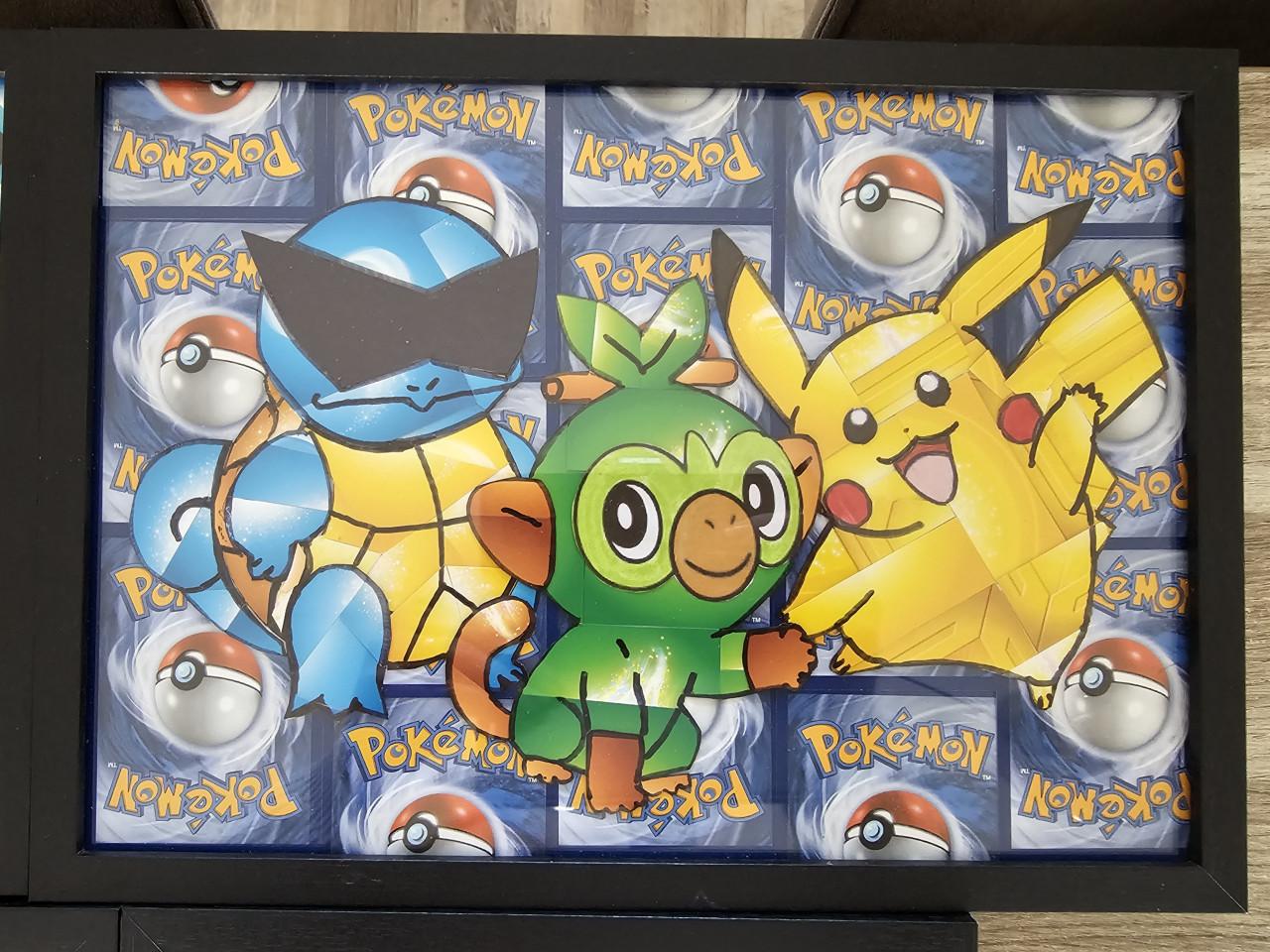 Handgemaakt pokemon figuren van energy kaarten