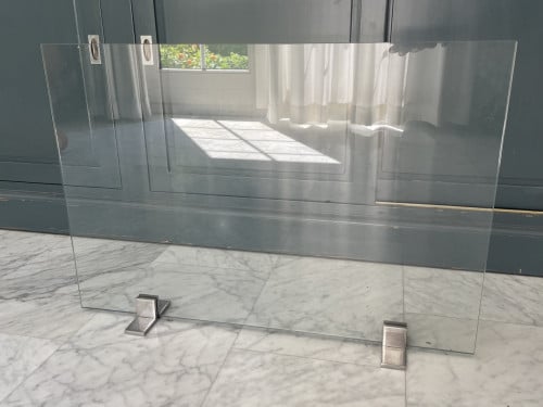 Haardscherm glas