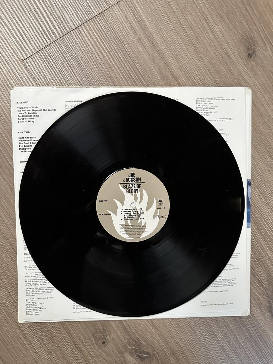 Joe Jackson - Blaze of Glory / vinyl LP