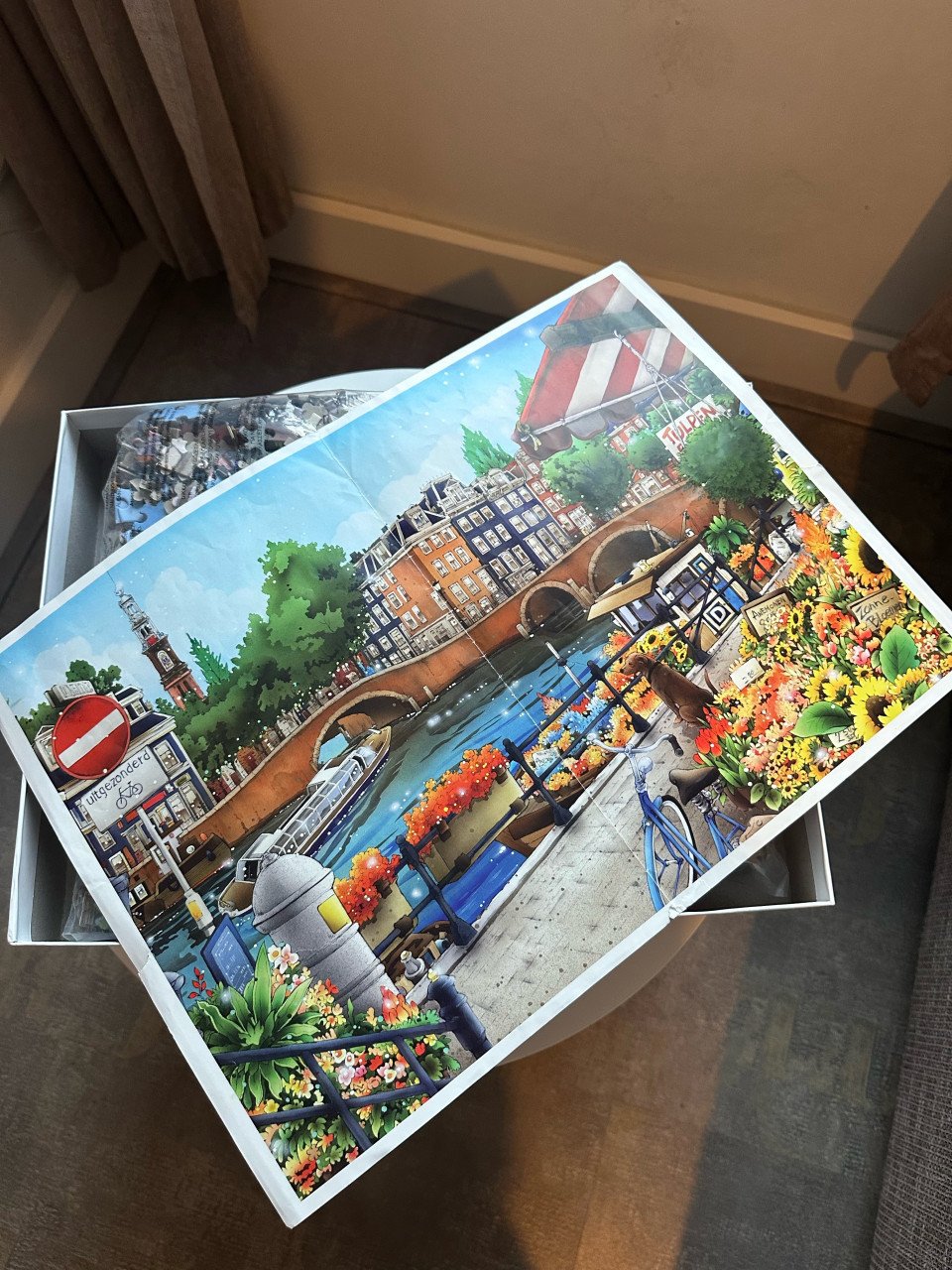 Drie KING puzzels 1000 stukjes (Amsterdam, Venetië en Londen)