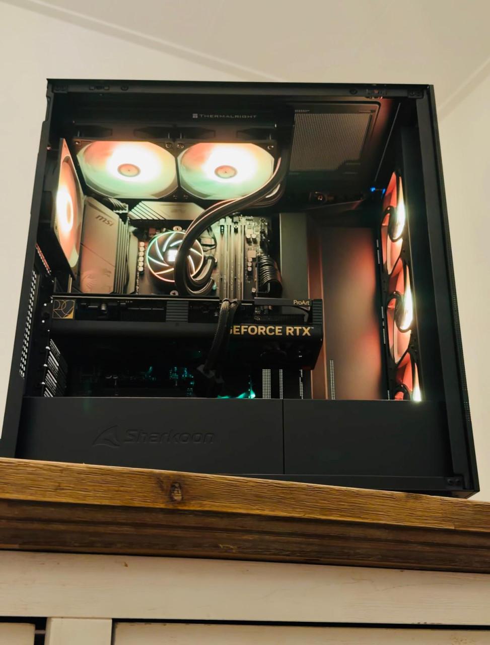 High END! Monster Gaming PC | watergekoelde Ryzen - RTX 4070 TI 12GB