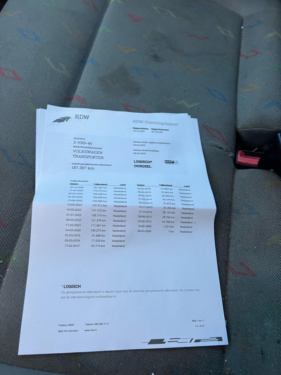 Volkswagen Transporter 1.9TDI 187.390