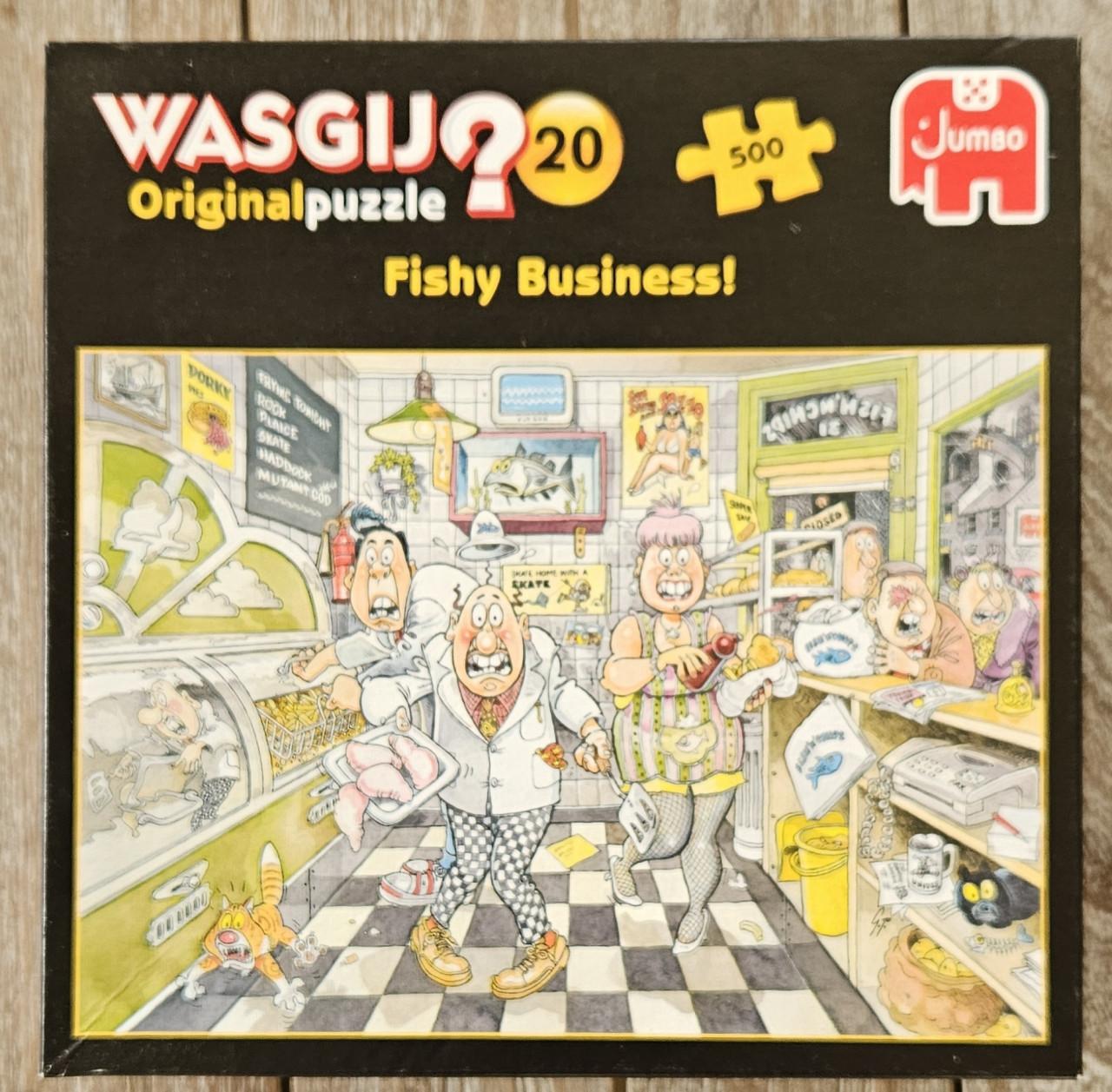 Jan van haasteren puzzels en 1 wasgij puzzel