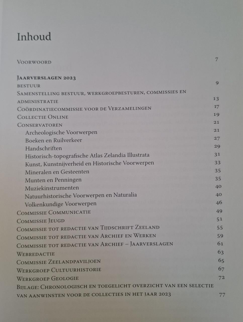 Archief 2024, door Henk Nellen. Kon. Zeeuwsch Genootsch. der Wetenschappen