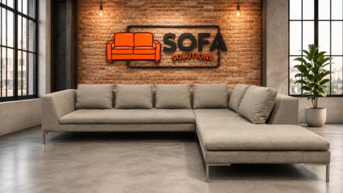 Montèl Taupe Stoffen Hoekbank-Diepe Lounge Zit-Tijdloos Modern Design