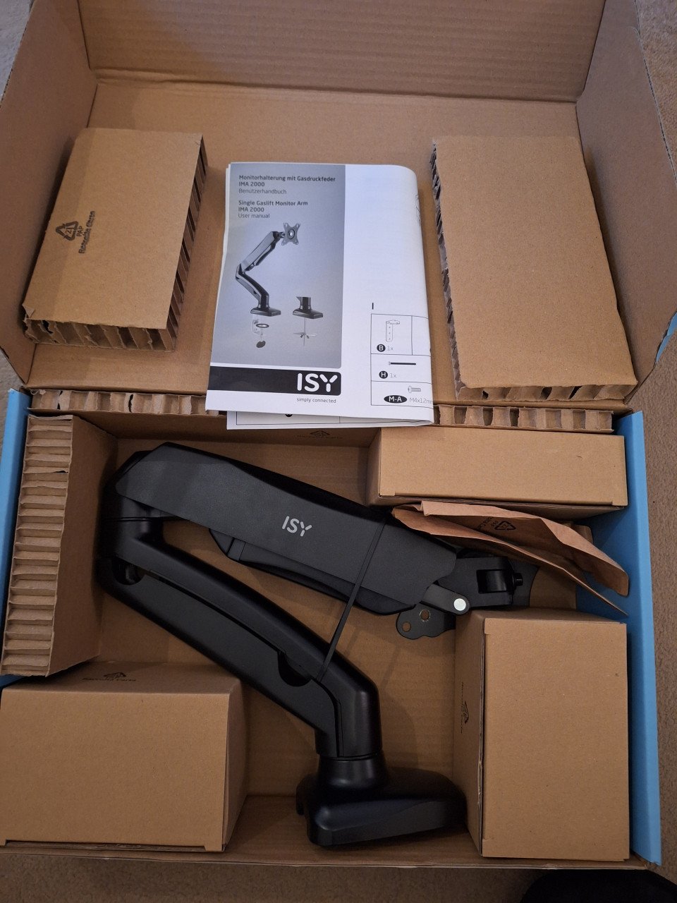 Gaming set, Curved monitor + Soundbar + Monitorarm