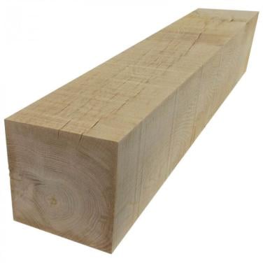 6 stuks Eiken paal | 15x15x350cm | vers en fijnbezaagd