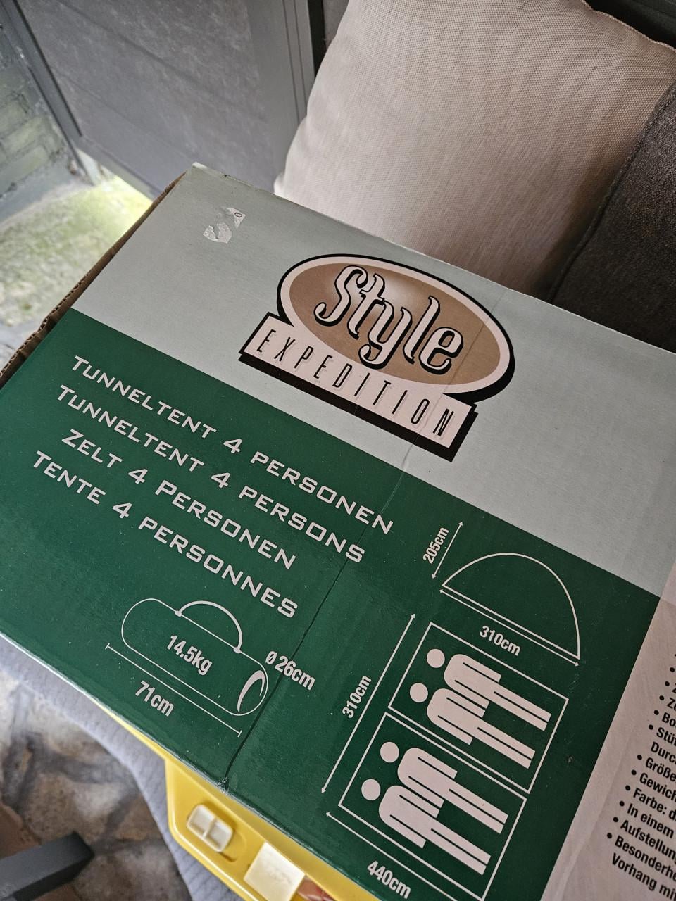 Style Expedition outdoor Tunneltent 4 Personen - Zgan in doos