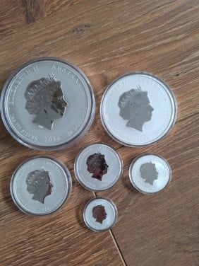 Set zilveren munten Lunar II 2016