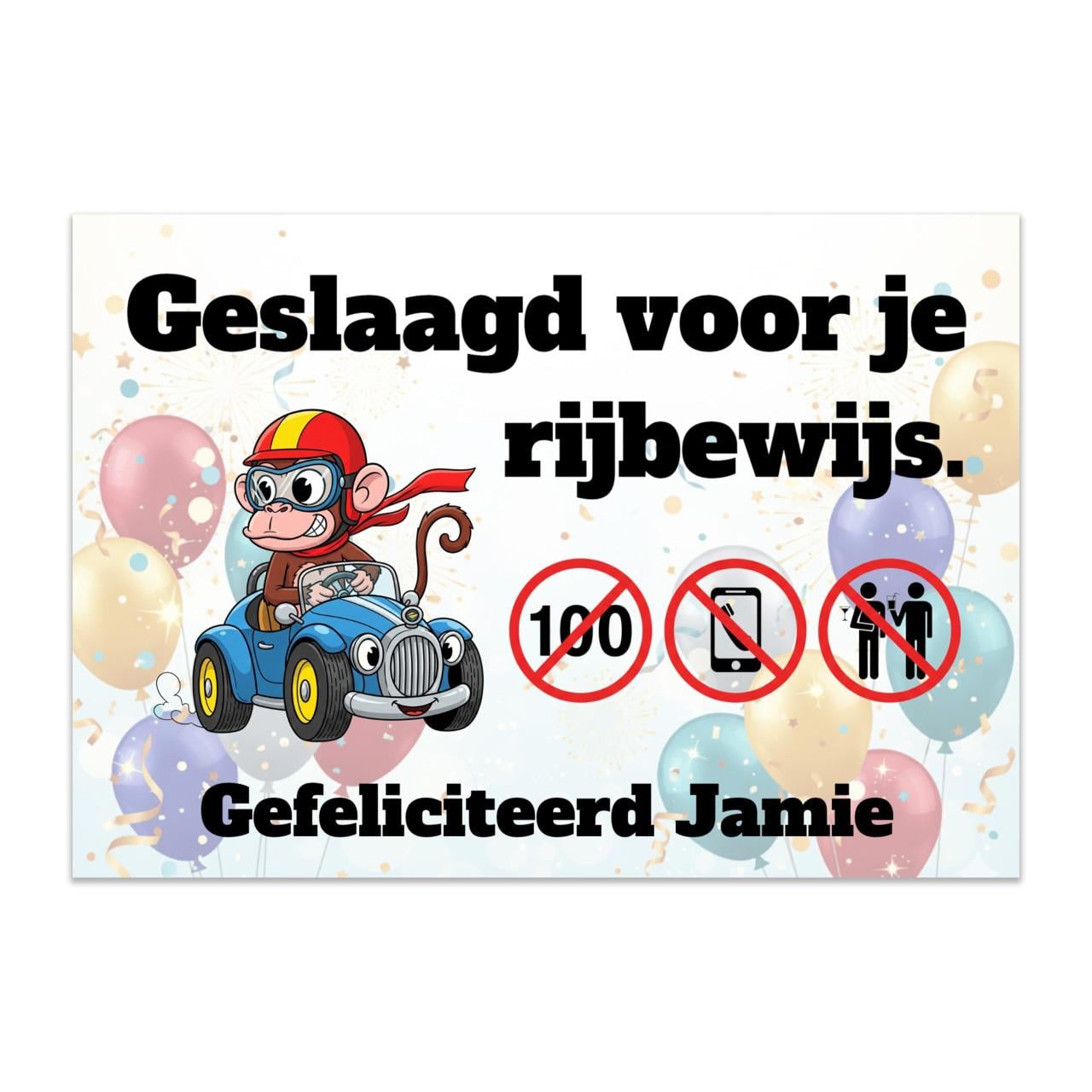 Geslaagd cadeautje voor diploma
