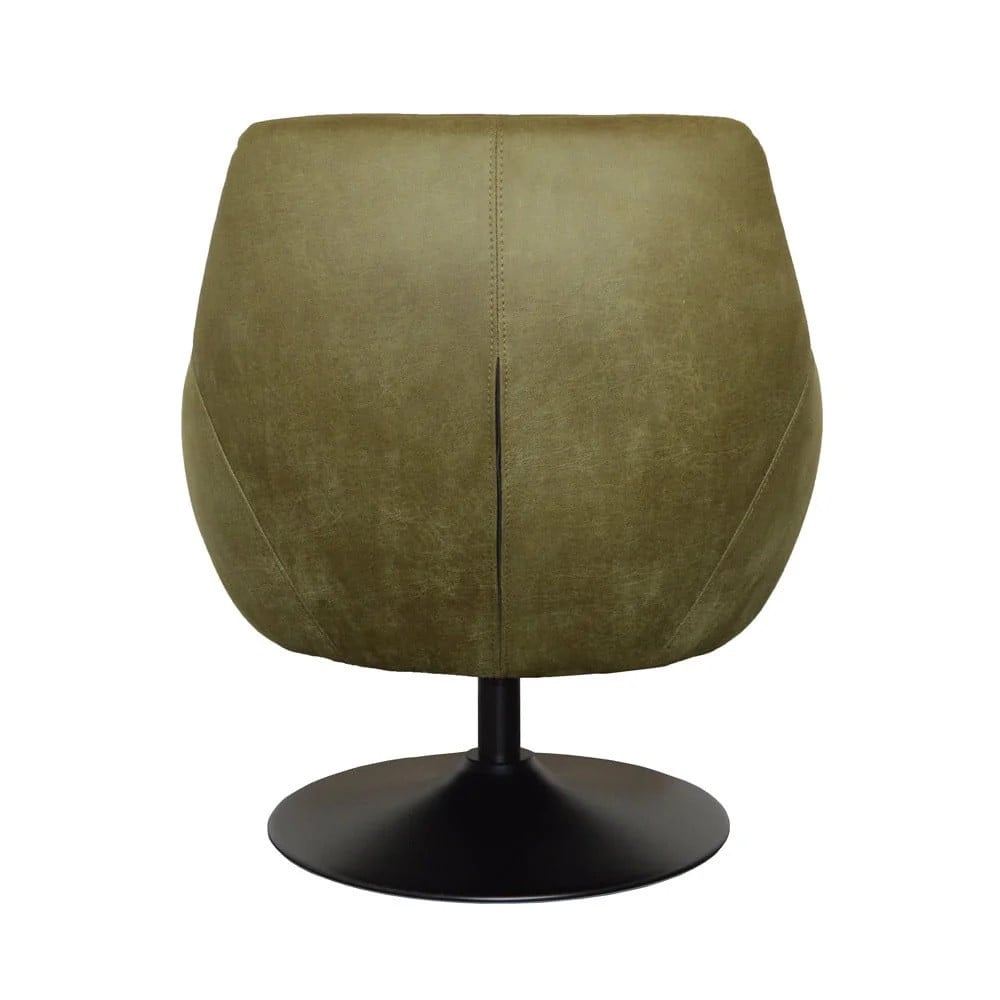 2 x lederen coffeechair Aroma nieuw in verpakking