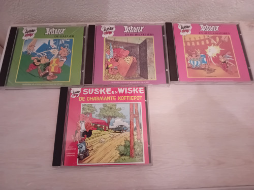 Luister strips Asterix en Obelix